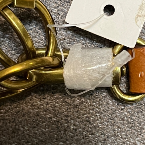 NWT Fossil 3 Cosmetic Red Stripe Triple Key Per Keyper Organizer Makeup Coated - Picture 8 of 10